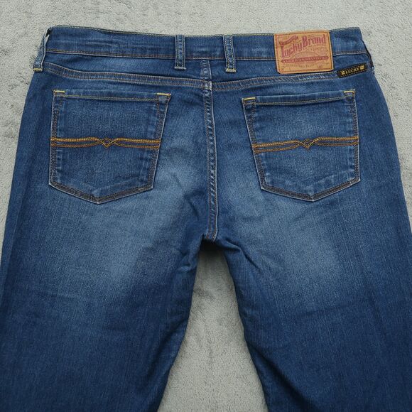 Lucky Brand Jeans Womens Size 6 Short Blue Low-Rise Charlie Baby Boot 30" Inseam - Picture 14 of 16